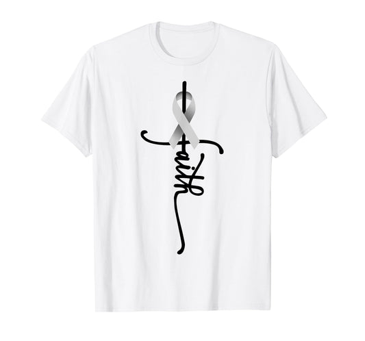 Lung Cancer Faith Lung Cancer Awareness November Support T-Shirt