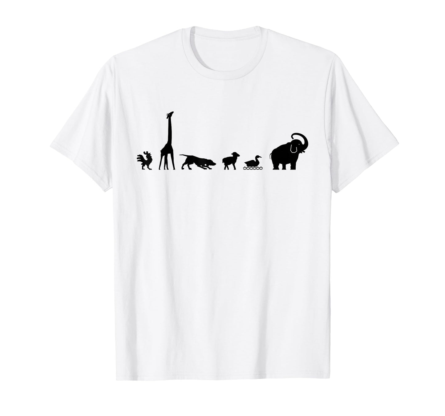 Animals Graphic T-Shirt Animal Lover Zoo Tee - Adult & Youth T-Shirt