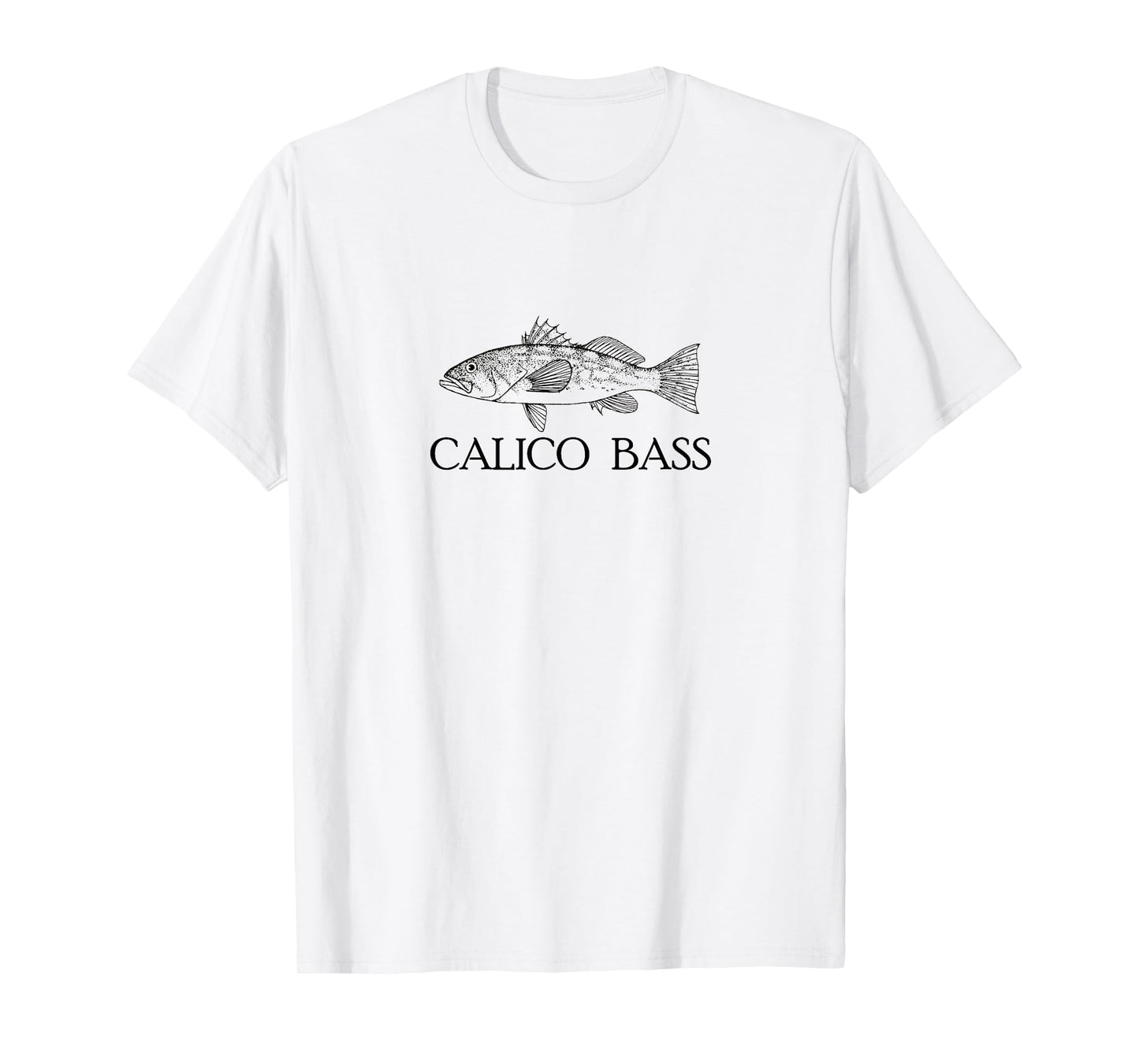Calico Bass Design T-Shirt