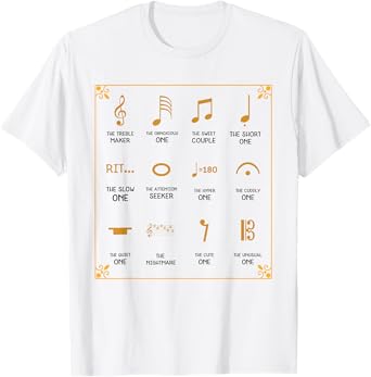 Funny Music Notes Definition Music Theory Instrument Humor T-Shirt