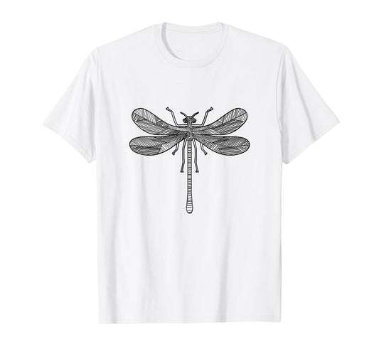 Dragonfly Silhouette Insect Lover T-Shirt