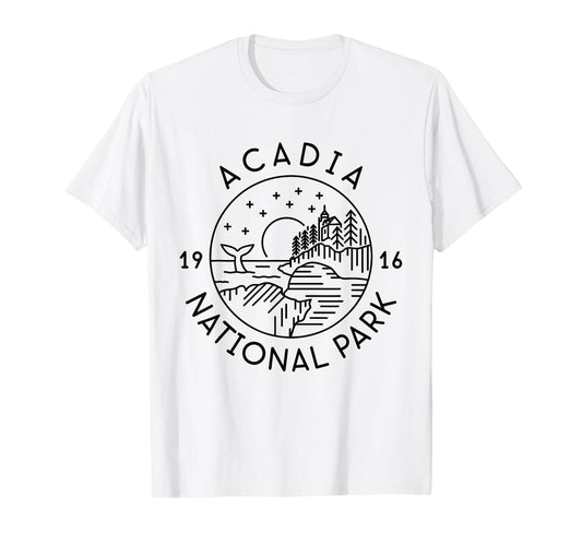Acadia National Park 1916 Maine Bar Harbor T-Shirt