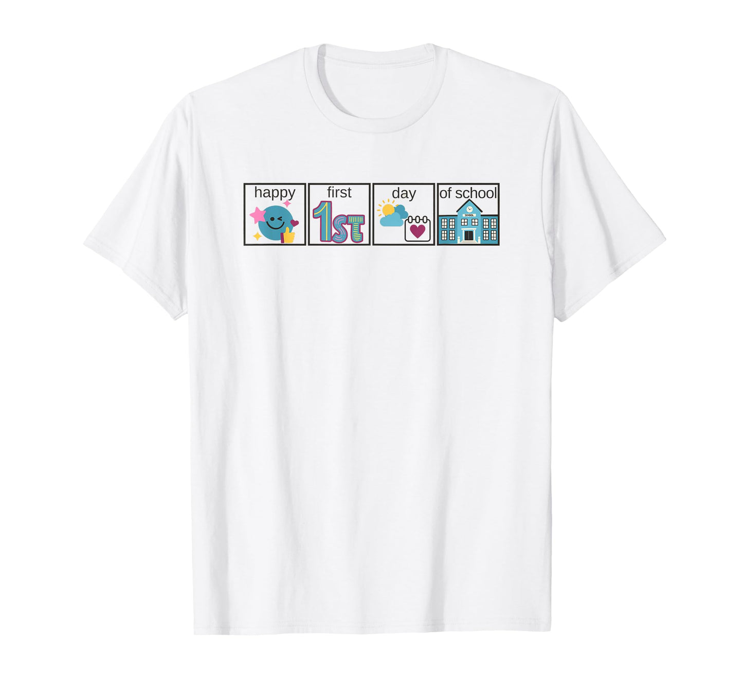 Special Education Teacher Pecs First Then AAC SLP Men Women Girls Kids T-Shirt