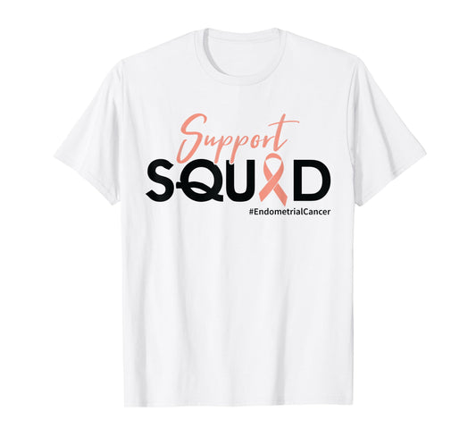 Support Squad - Endometrial Cancer Awareness T-Shirt