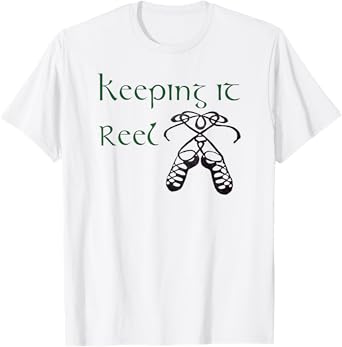 Cute Funny Irish Step Dance Girls & Women Reel Gift TShirt T-Shirt
