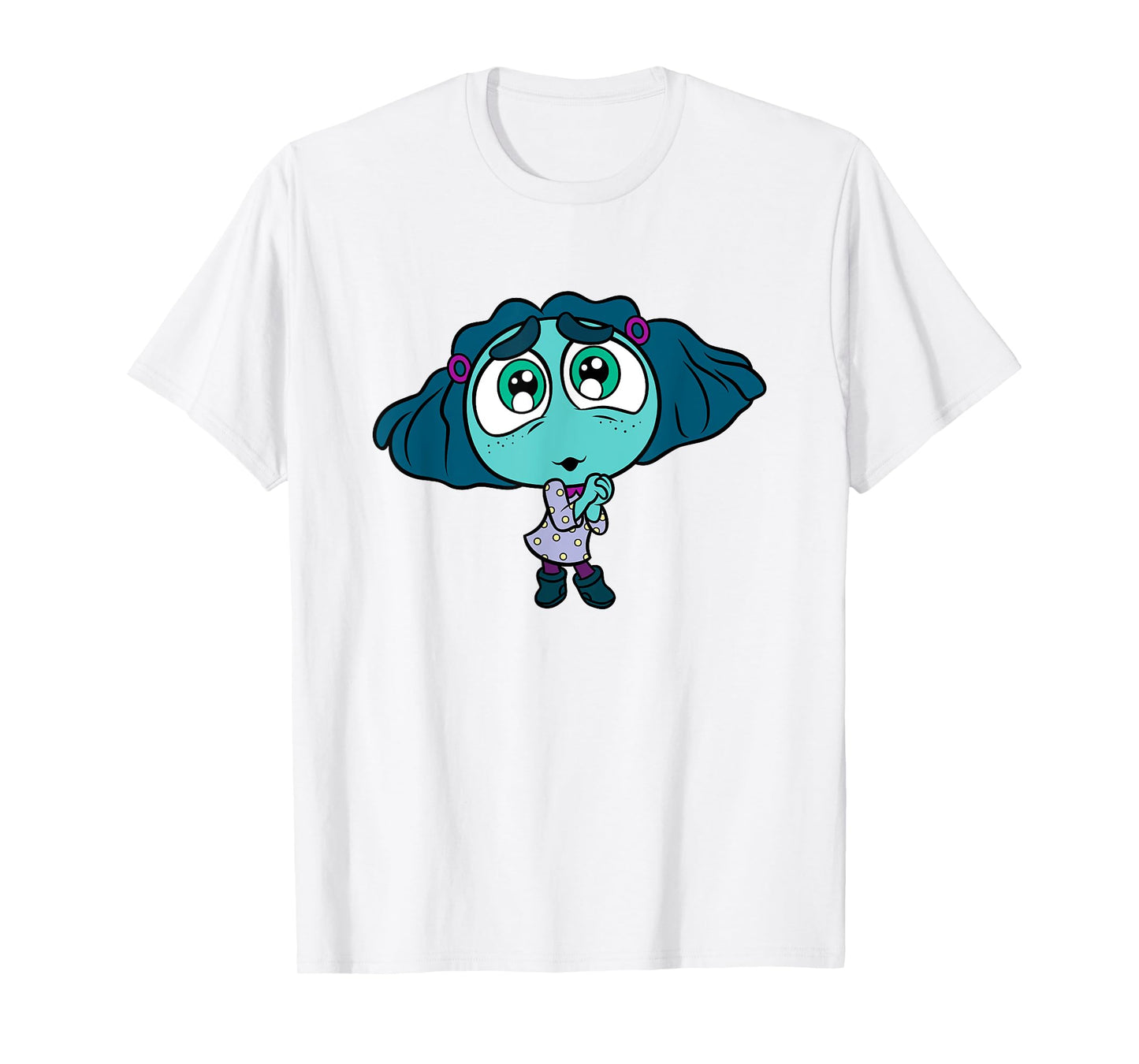 Disney Pixar Inside Out 2 Little Cute Envy Big Eyes Portrait T-Shirt