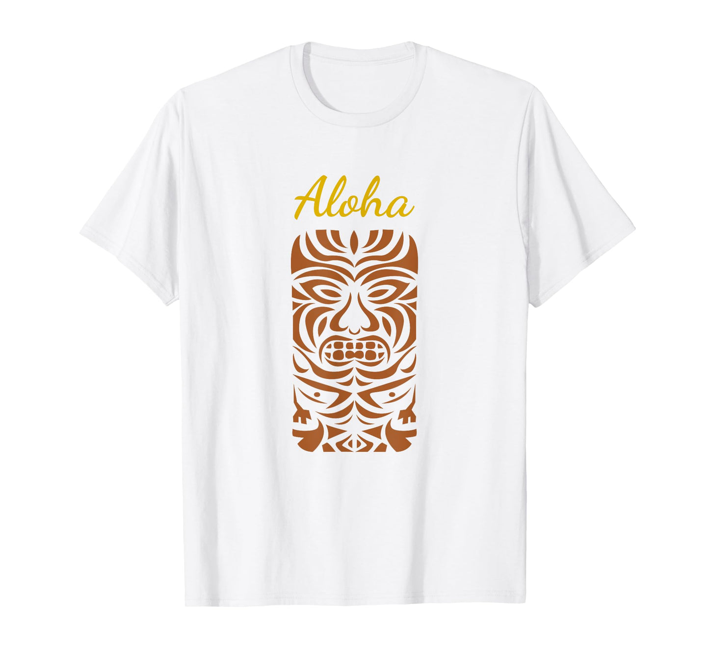 Hawaii Tiki T-Shirt Polynesian Big Kahuna Retro Hipster T-Shirt