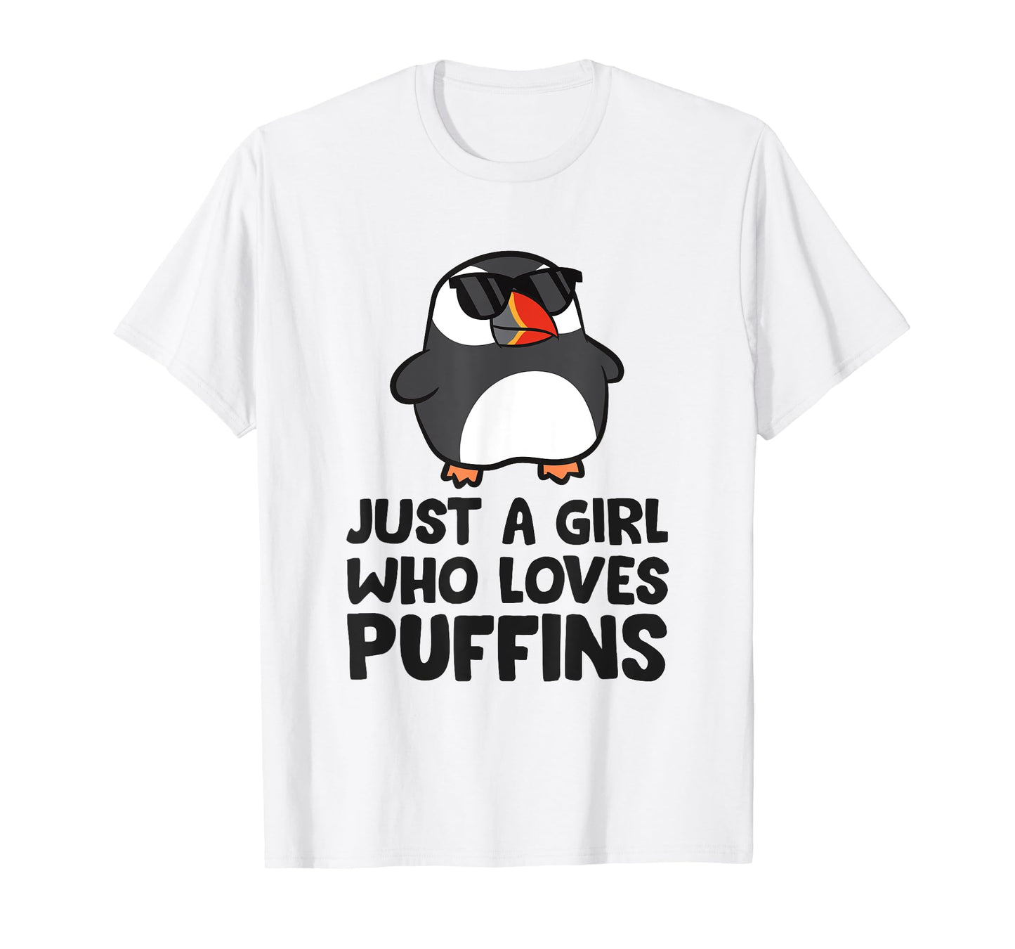Just a Girl Who Loves Puffins T-Shirt