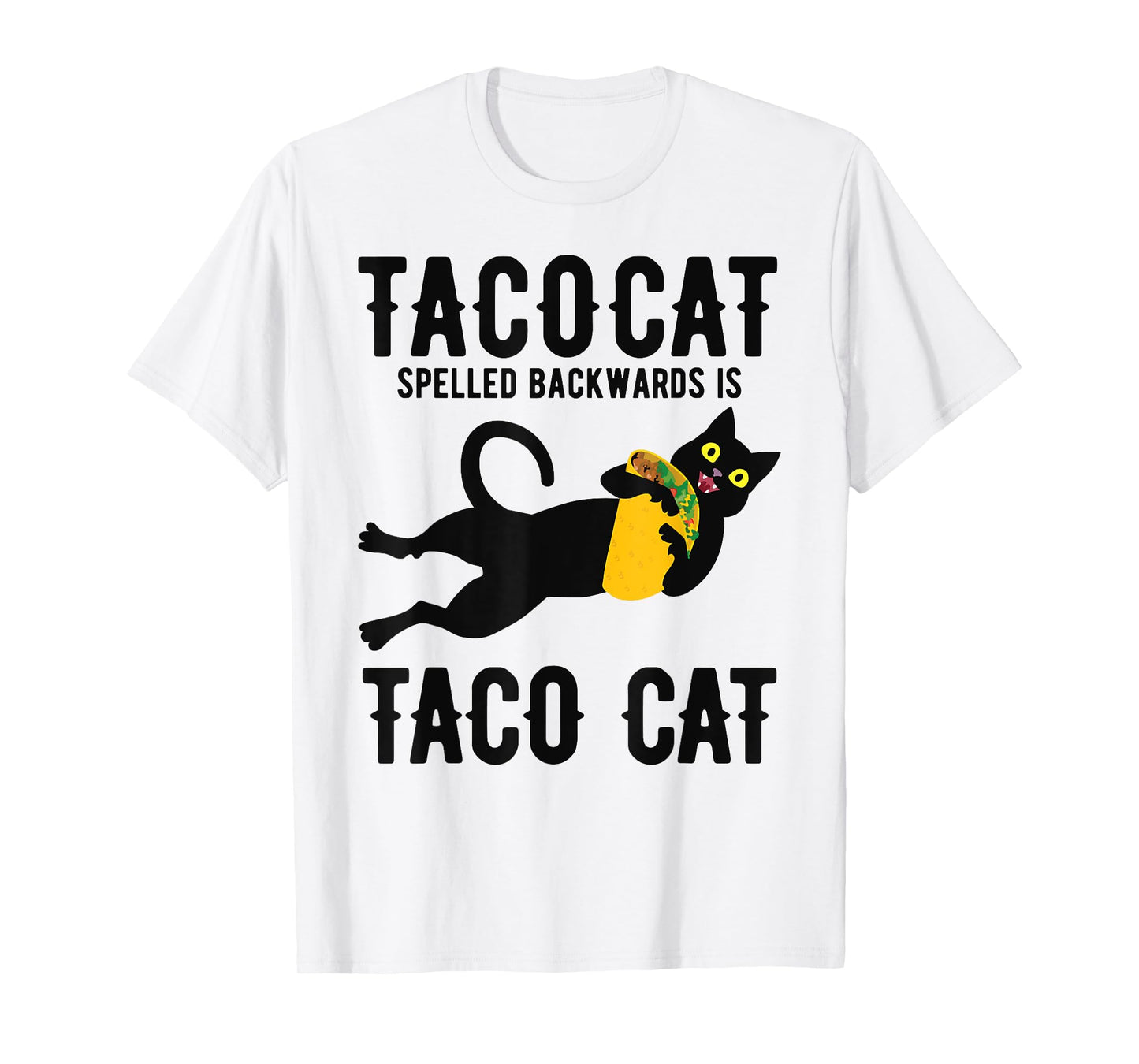 Funny Taco Cat Tshirt Boys Girls Cinco De Mayo Taco Tuesday T-Shirt
