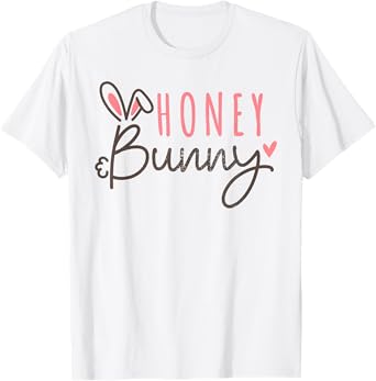 Cute Easter Bunny Vintage Happy Easter Honey Bunny T-Shirt