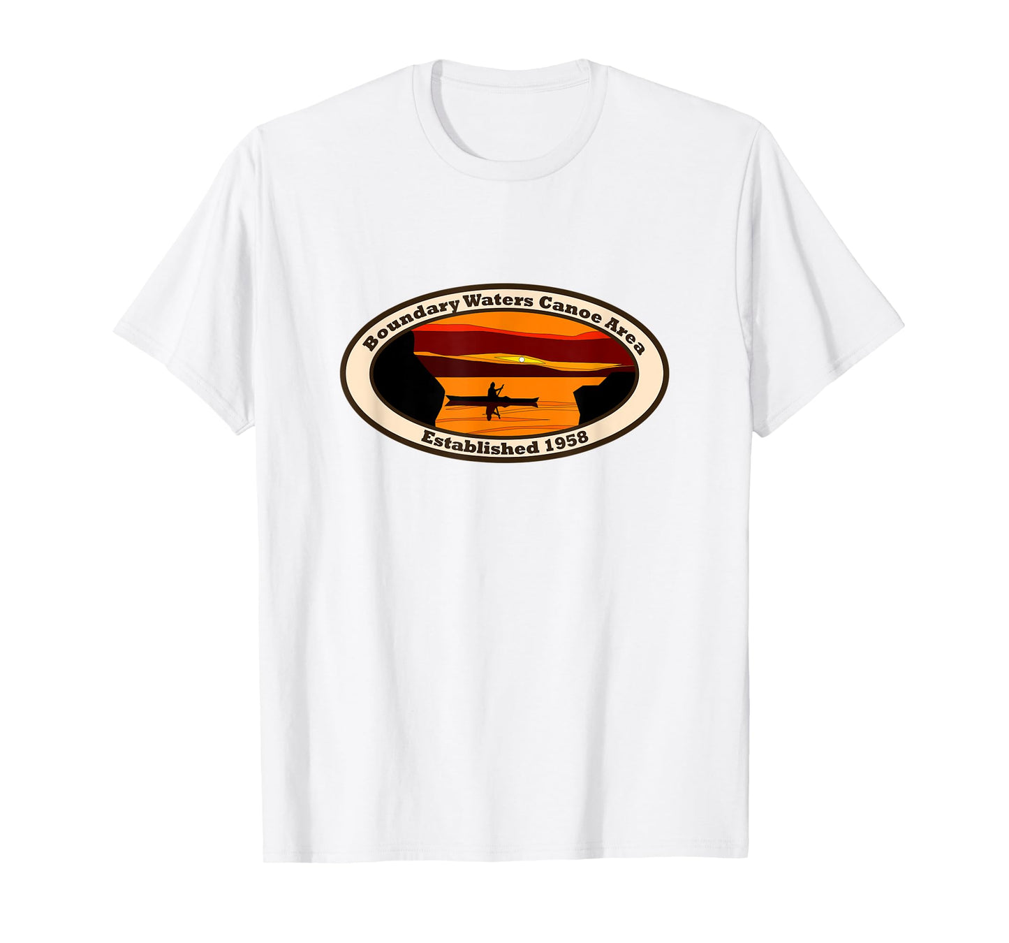 BWCA Boundary Waters Canoe Area Minnesota t-shirt