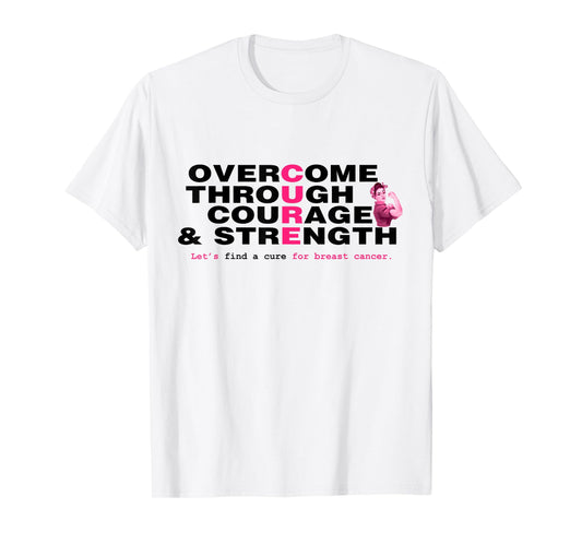 Pinktober Breast Cancer Awareness Cure inspire ladies tee T-Shirt
