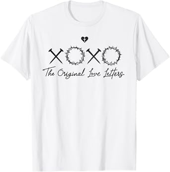 Faithful Flair Vintage XOXO Original Love Letter Christian T-Shirt