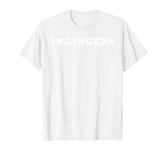 I Love Gingers Funny St Patrick's Day Dibs on The Ginger T-Shirt - T-Shirt | White