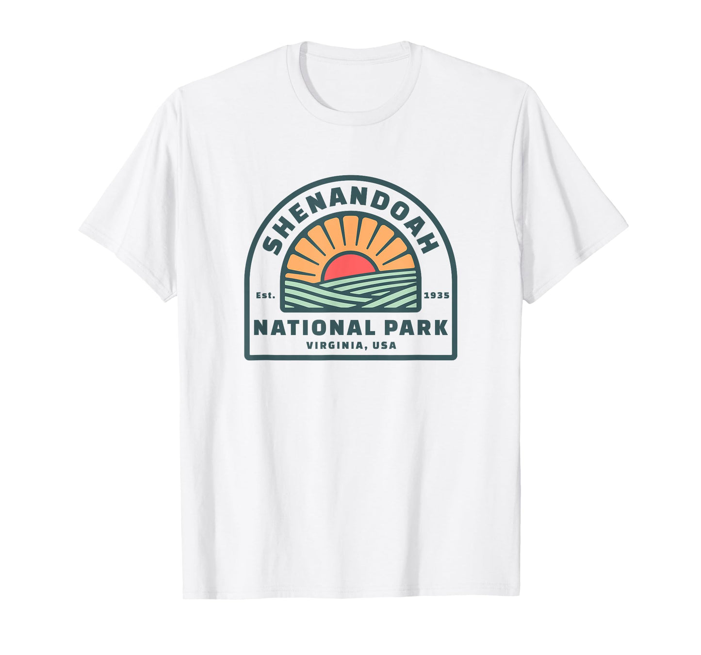 Family Vacation Gift - Retro Shenandoah National Park T-Shirt