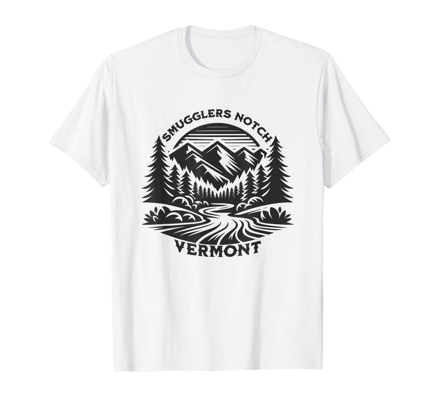 Smugglers Notch Vermont Mountains T-Shirt