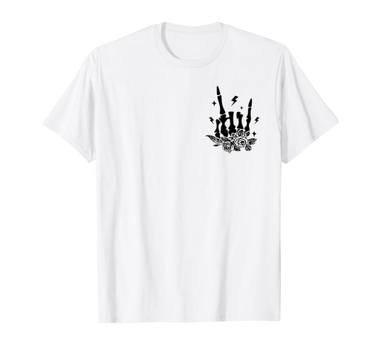 (2 Sided) Skeleton Surviving Purely Out of Spite T-Shirt
