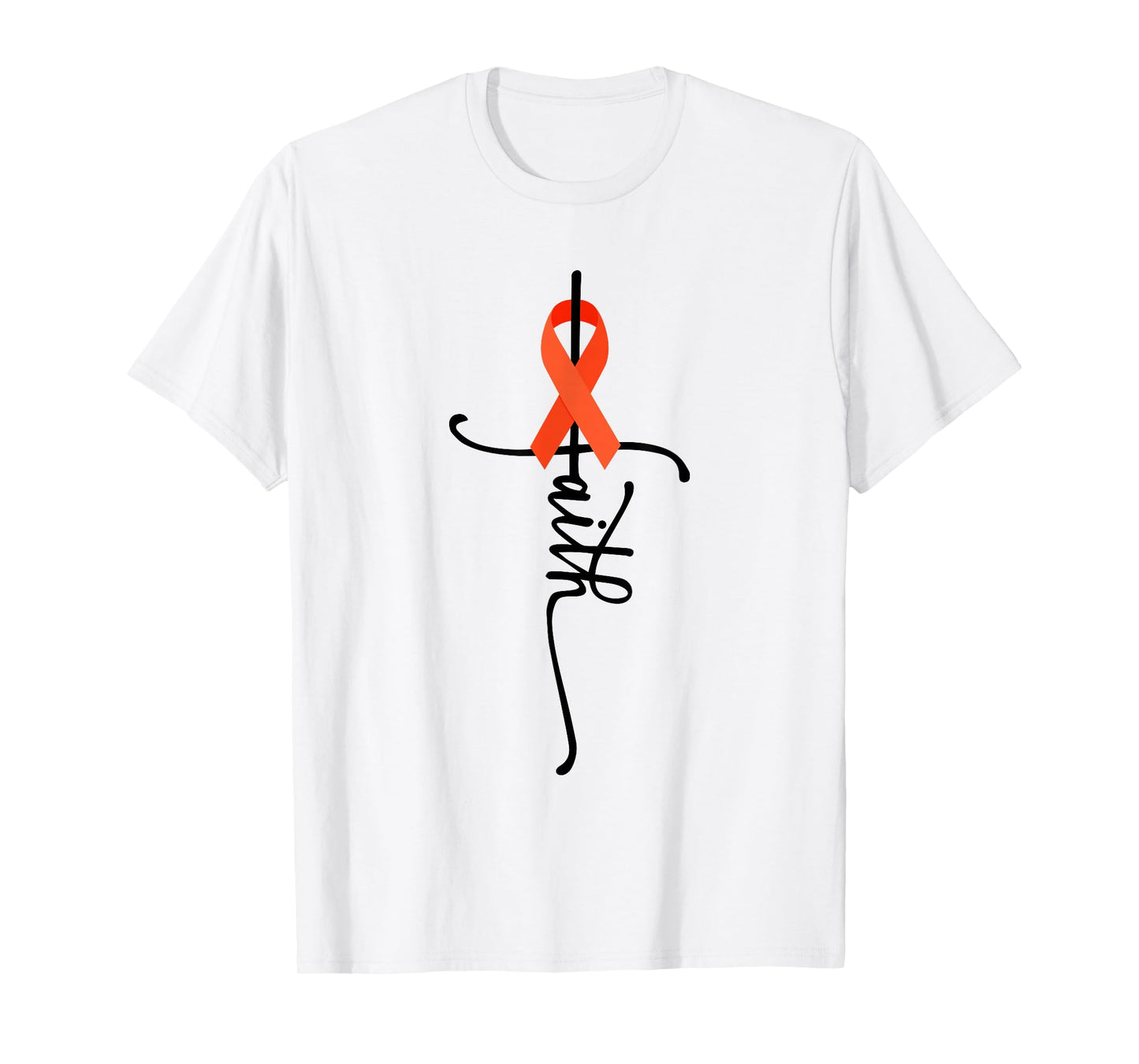 Leukemia Cancer Faith Leukemia Cancer Awareness T-Shirt