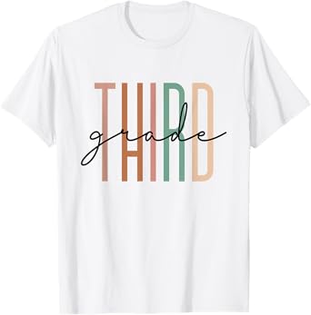 Third Grade Girls Boys Teacher Team 3rd Grade Squad T-Shirt