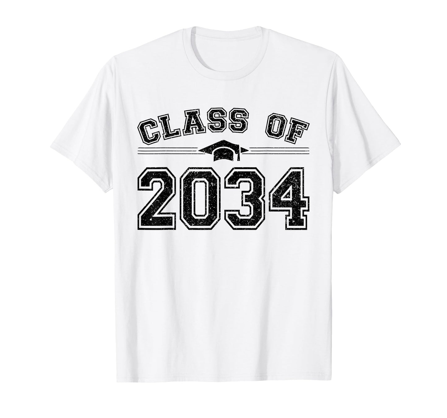 Class of 2034 Grow With Me Graduation First Day of School T-Shirt