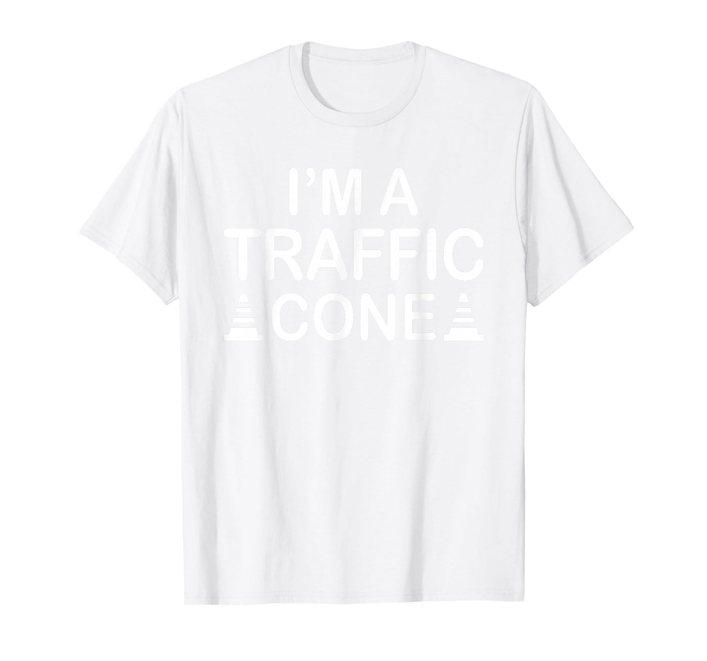 I’m A Traffic Cone Halloween Costume Adults and Kids T-Shirt