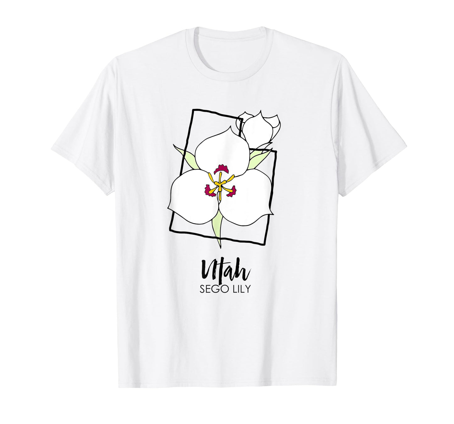 Utah Sego Lily Flower T-Shirt