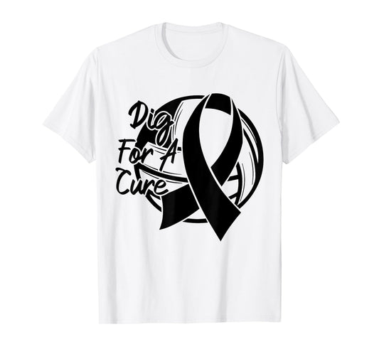 Dig For A Cure Breast Cancer Awareness Volleyball Pink T-Shirt