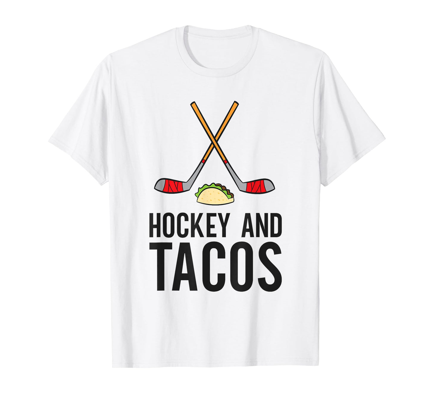 Hockey And Tacos Love Ice Hockeys T-Shirt
