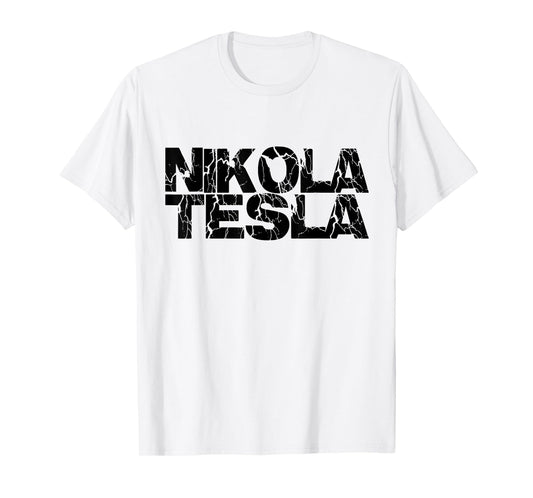 Nikola Tesla T-Shirt, Free Energy, A/C Power, Inventor T-Shirt
