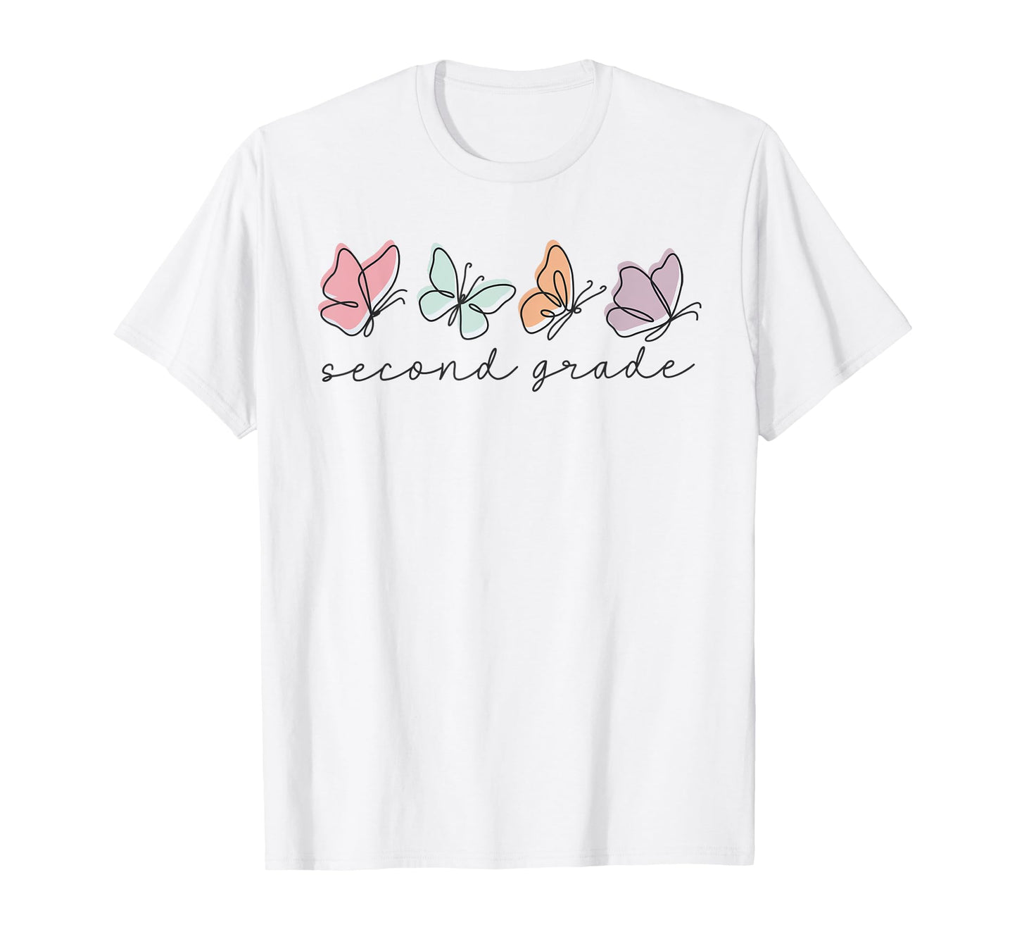 Second Grade Dream Team Butterfly First Day Of School Kids T-Shirt
