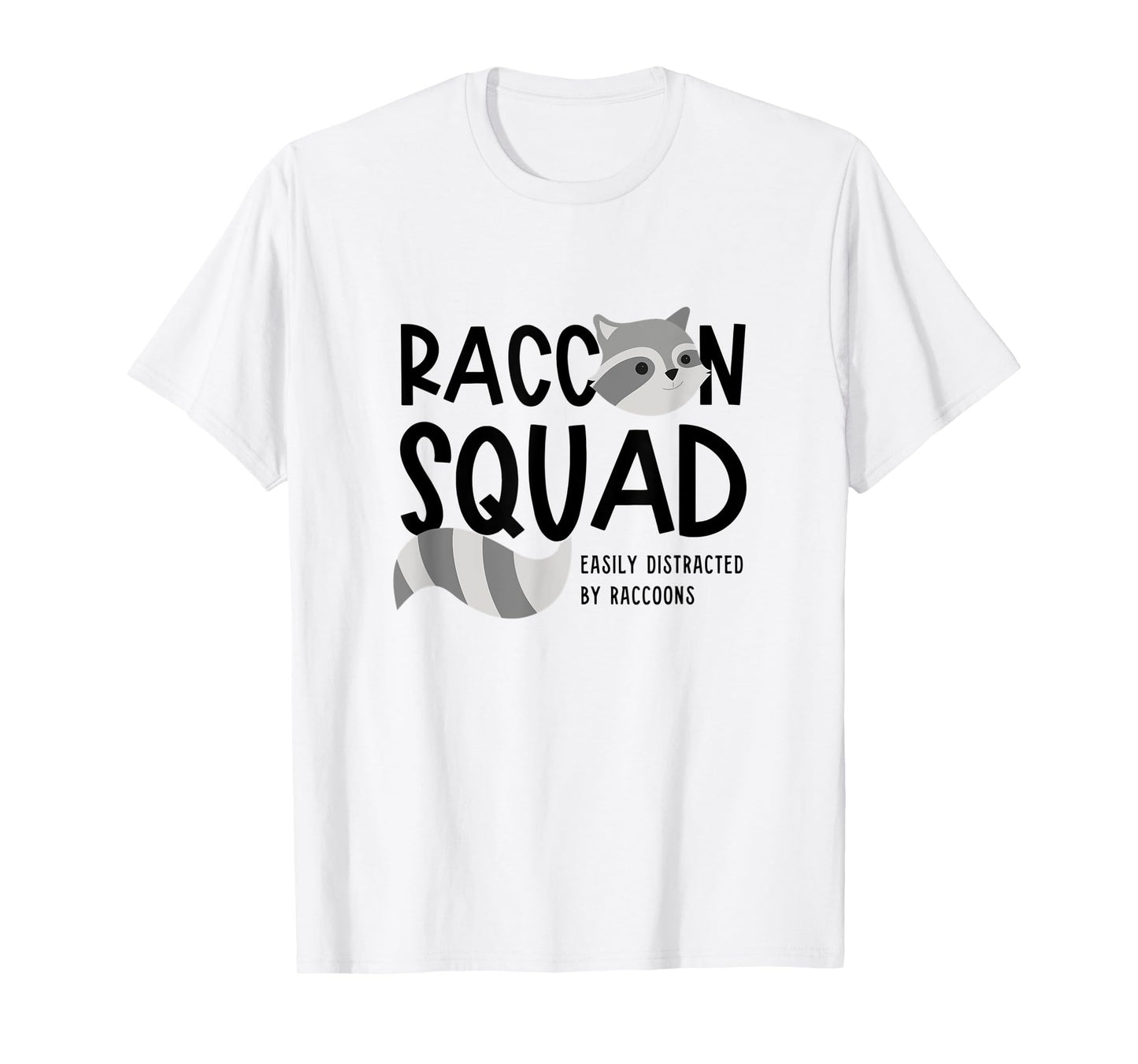 Raccoon Squad Ironic Saying Team Racoon T-Shirt