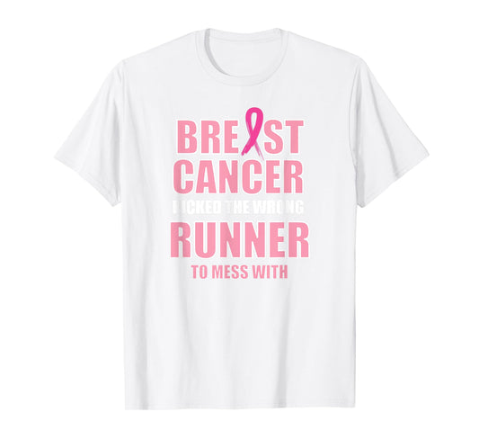 Breast Cancer Awareness Runner & Running T-shirt