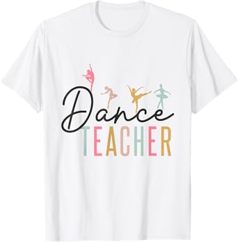 Boho Vintage Dance Teacher Appreciation Back To School T-Shirt