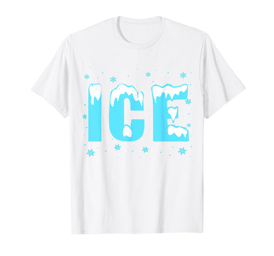 Funny Ice Costume Halloween Family Matching Men Women T-Shirt