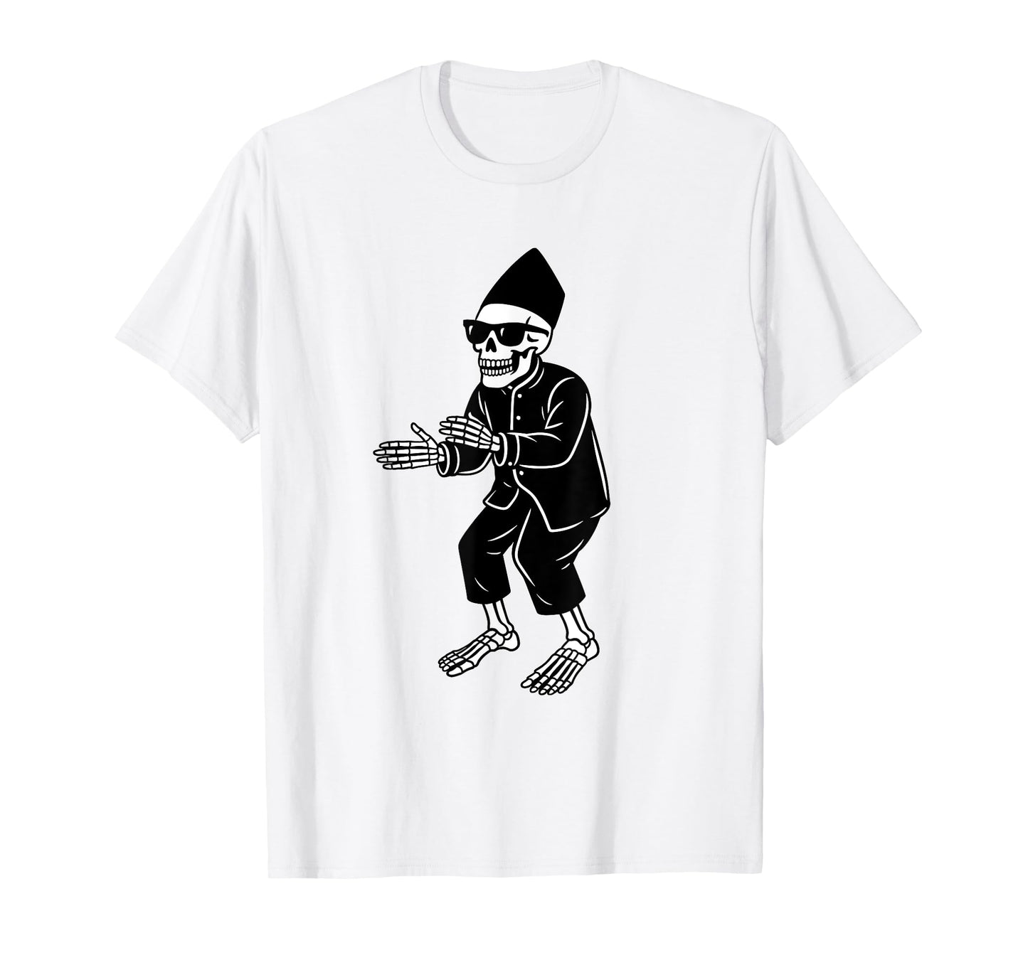 Aura Farming Skeleton Gen Alpha Funny Halloween Meme T-Shirt