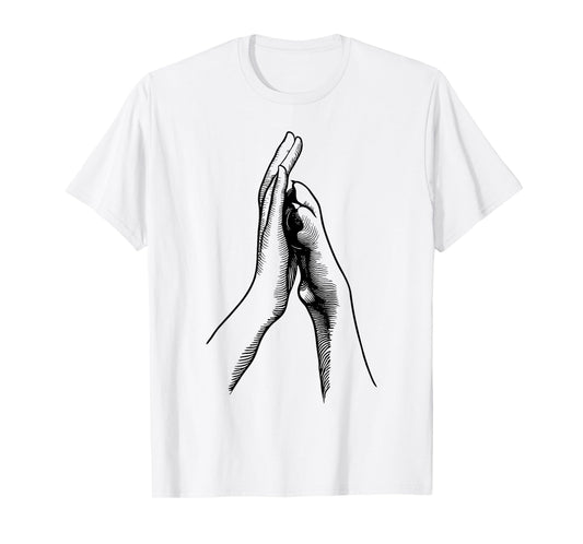 Dog Paw Human Hand High Five T-Shirt