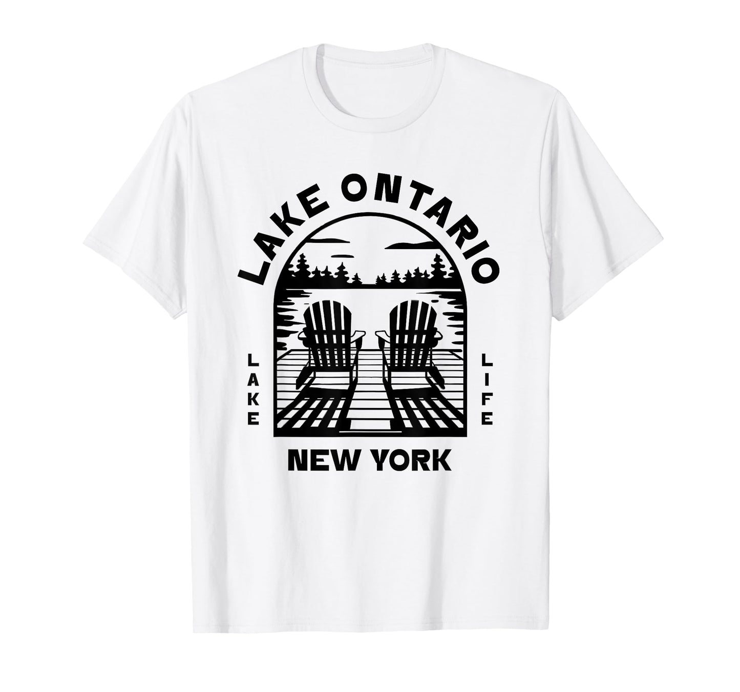 Lake Ontario New York Outdoors Vintage T-Shirt