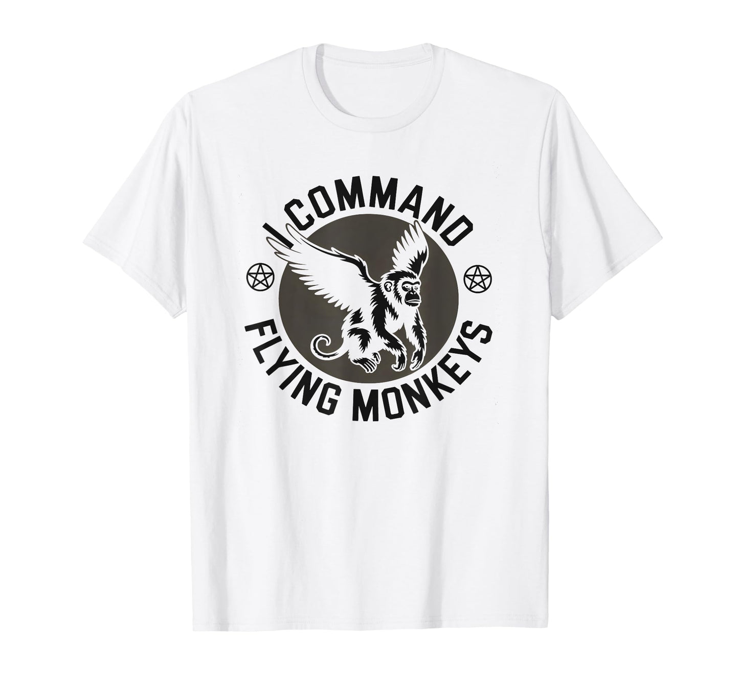 Kawaii I Command Flying Monkeys Wizard Creepy Warlock T-Shirt