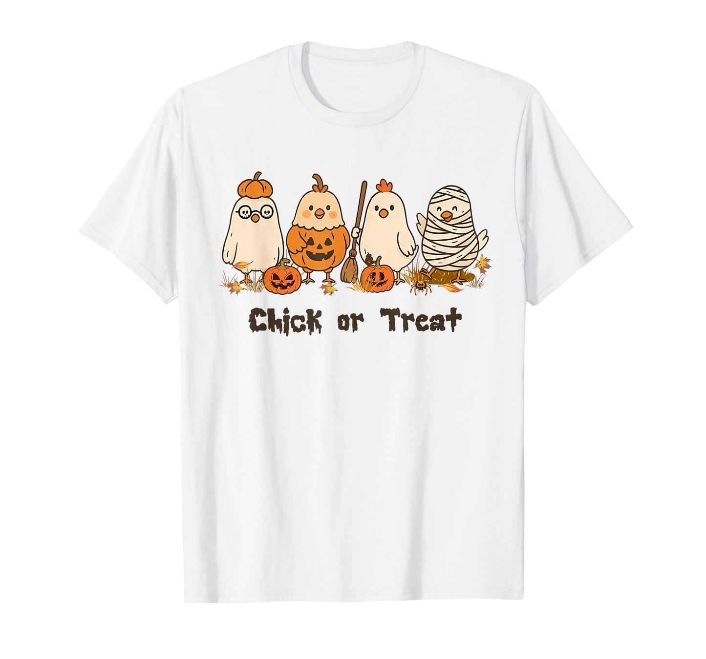 Halloween Chicken Skeleton Chick Or Treat Spooky Season T-Shirt