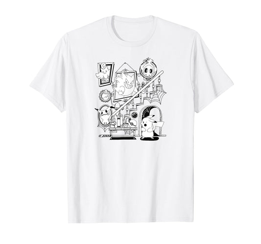 Pokémon - Halloween Orange Gengar Mimikyu Duskull Litwick T-Shirt