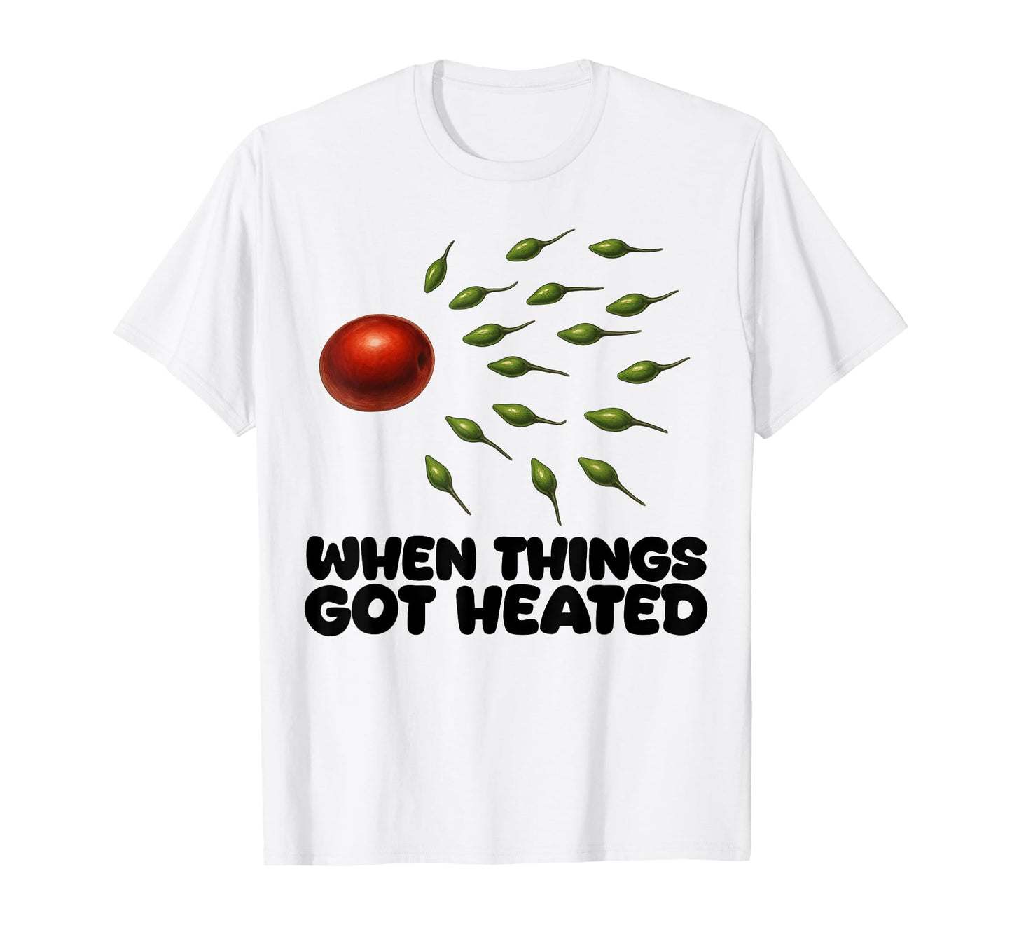 Guac How It was Born Avocado Salsa Spicy Humor T-Shirt