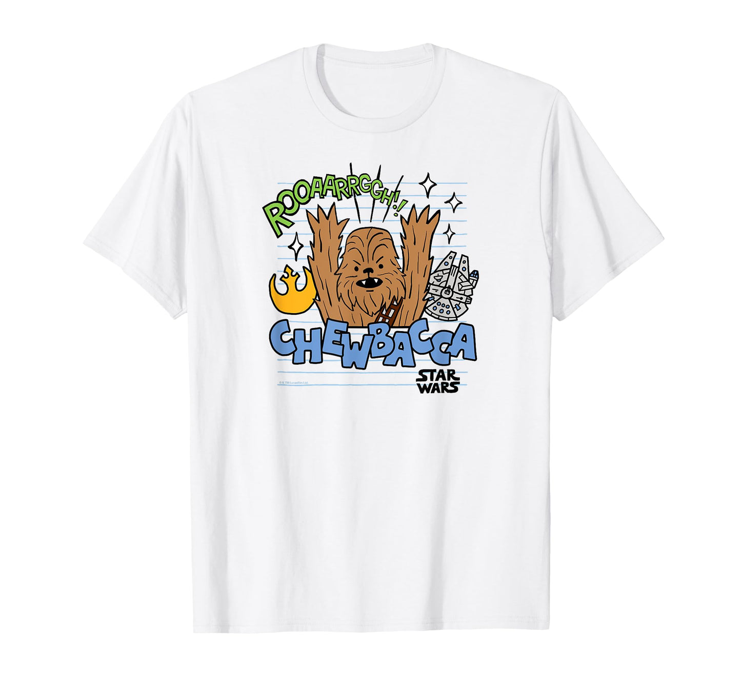 Star Wars - Chewbacca Scribbles T-Shirt
