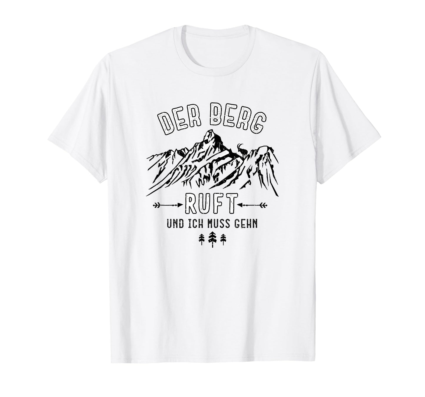 Der Berg ruft - Mountains Calling in german T-Shirt