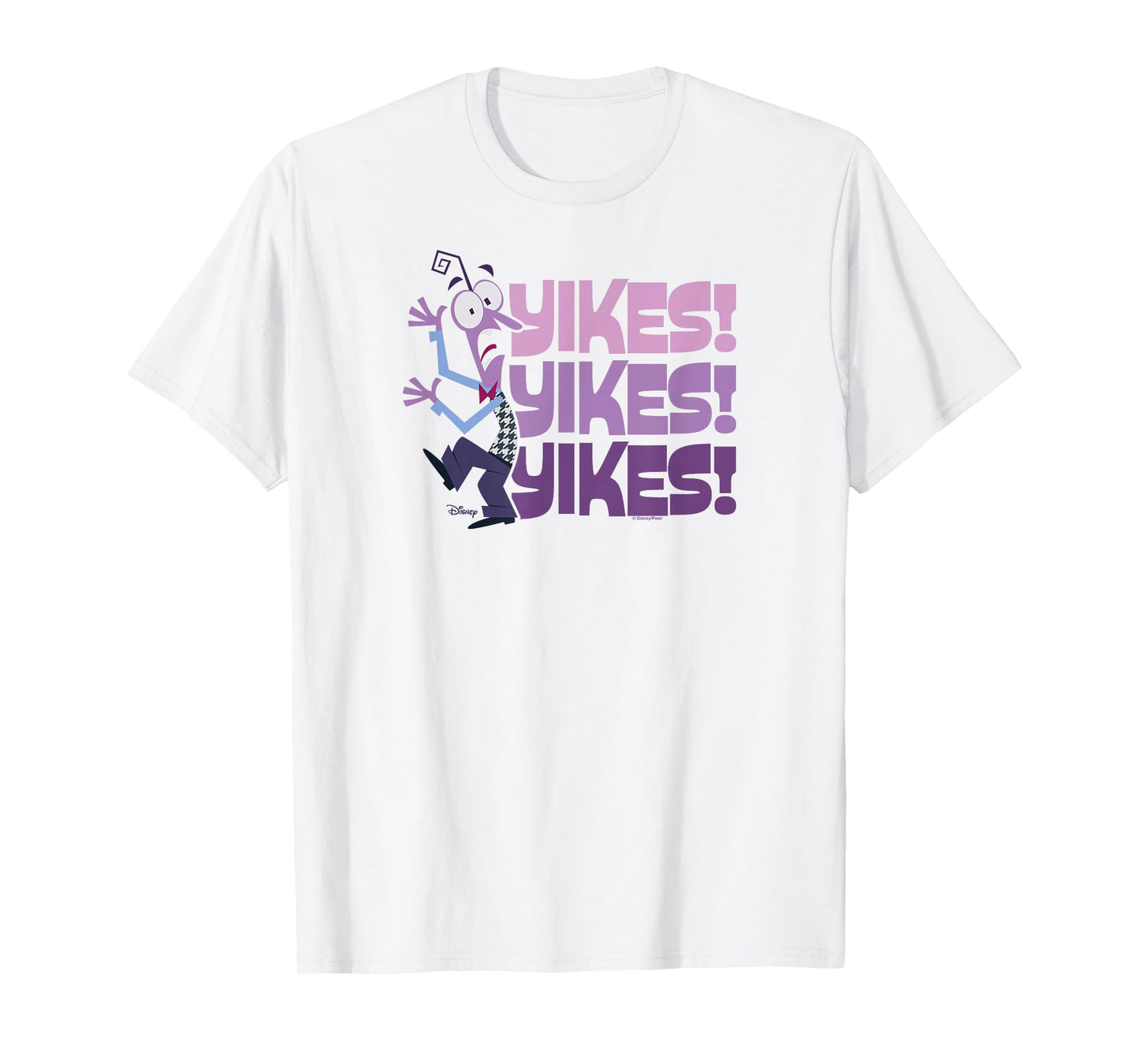 Inside Out 2 - Fear Movie Character Yikes Stacked Repeated T-Shirt