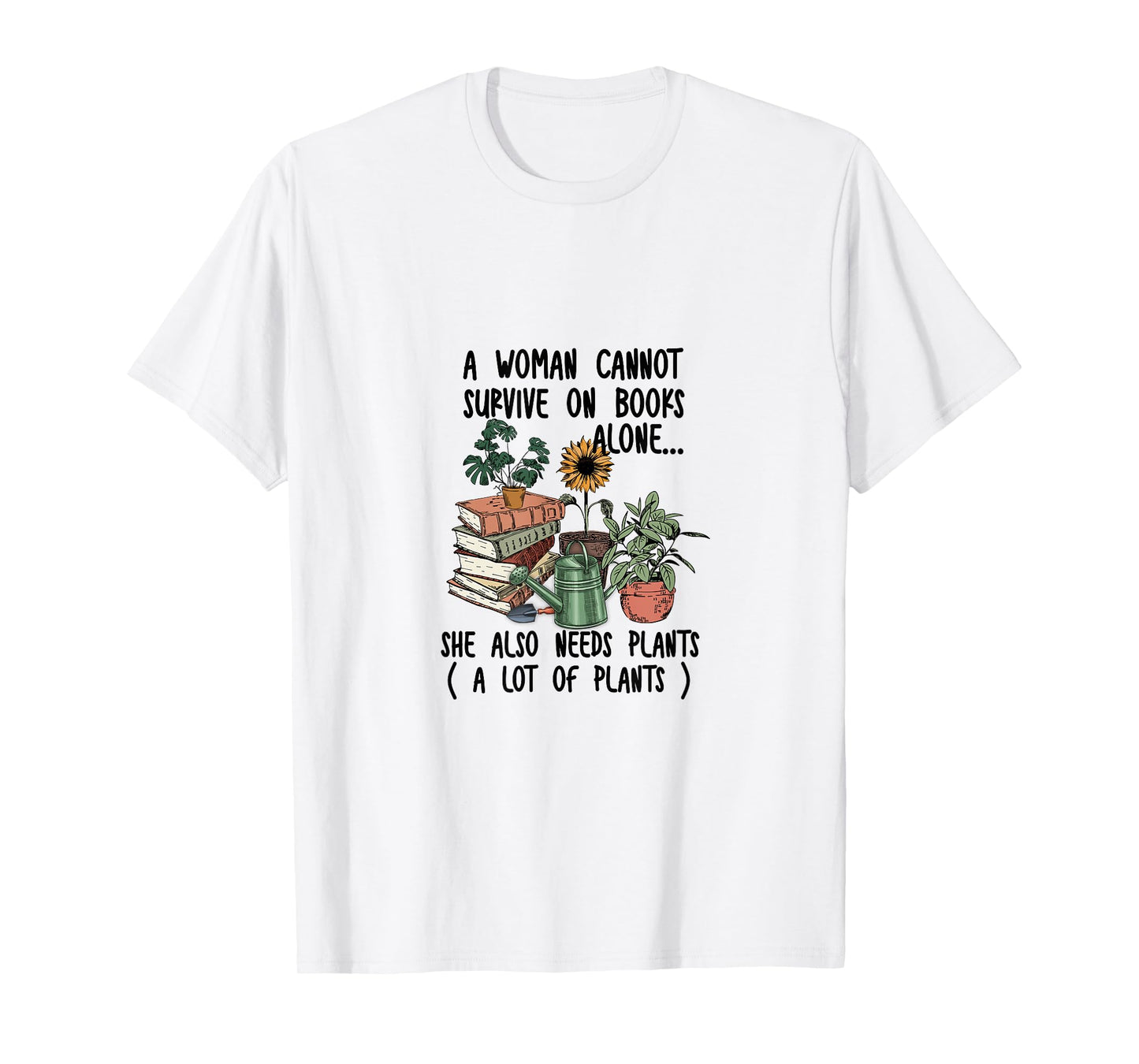 Garden, Gardening, Nature, Plants, Flowers, Books T-Shirt