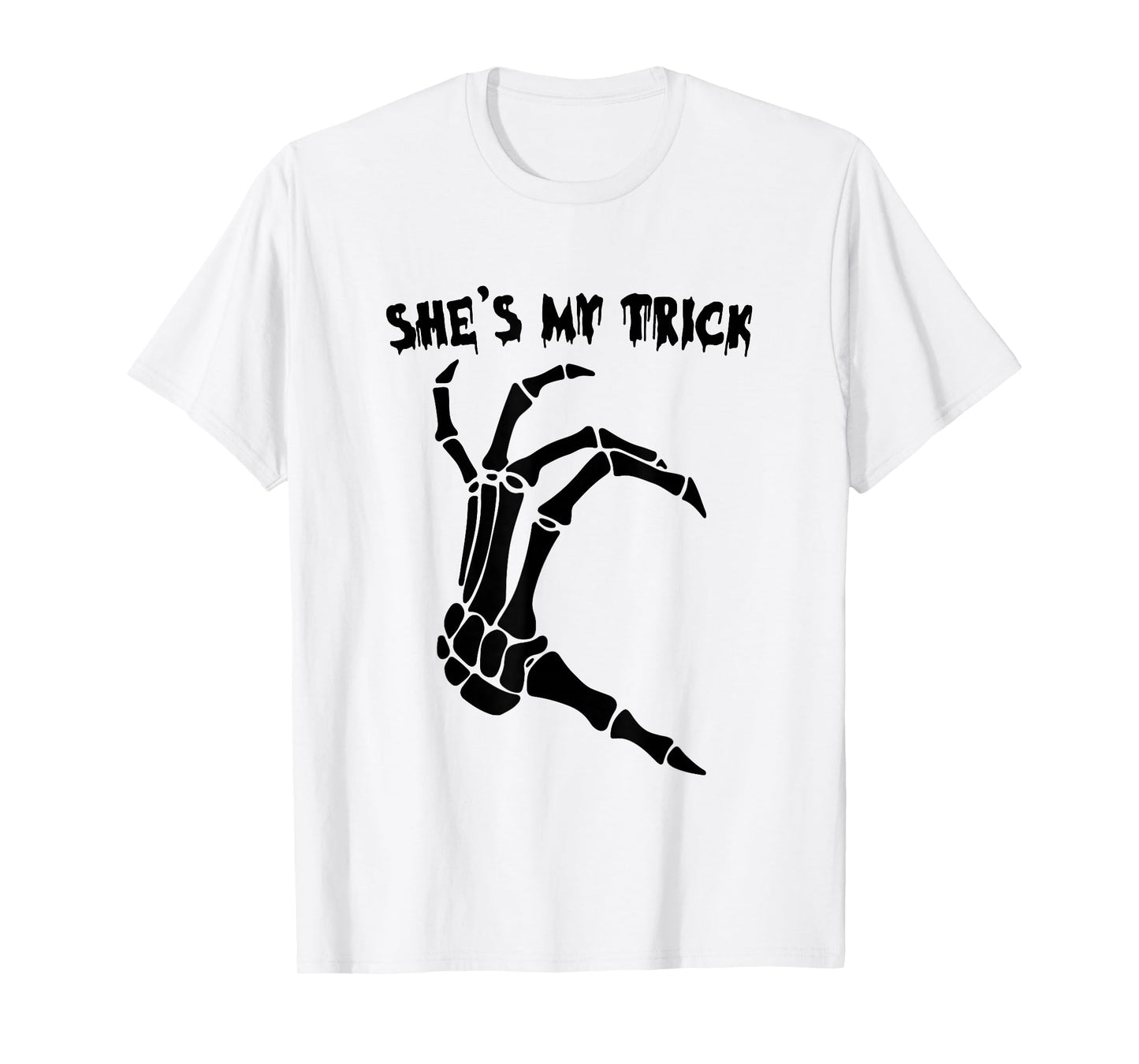 She’s My Trick Matching Couple Halloween Costume Boyfriend T-Shirt