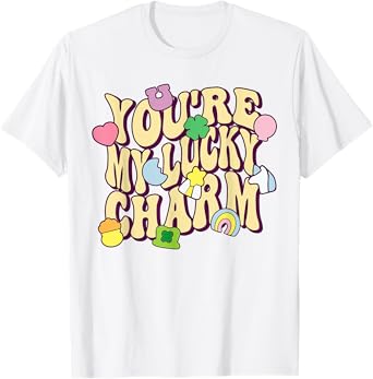 Groovy You're My Lucky Charm Feeling Lucky St.Patrick' Day T-Shirt