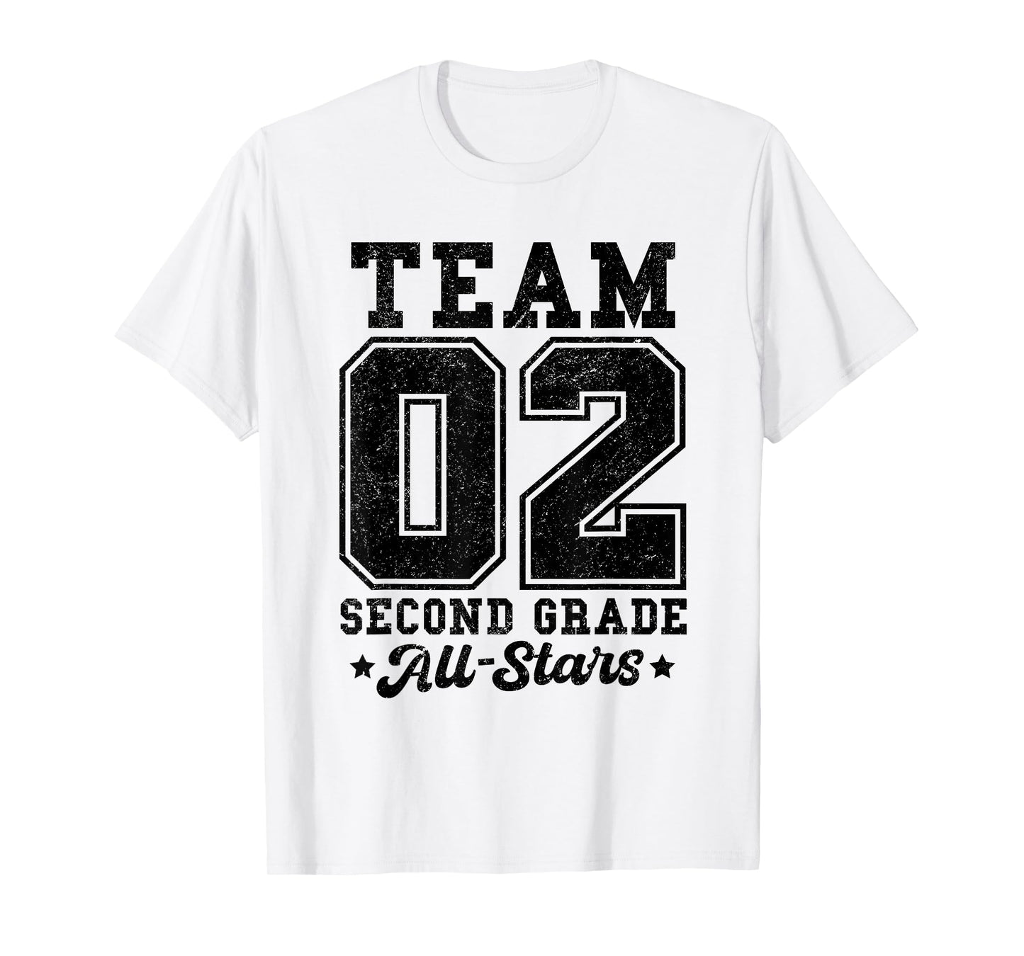 Team 2nd Grade All-Stars Back To School Sports Jersey T-Shirt
