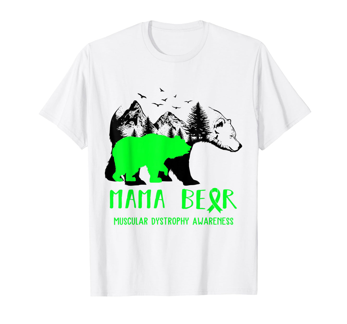 Mama Bear Muscular Dystrophy Awareness Shirt For Women Men