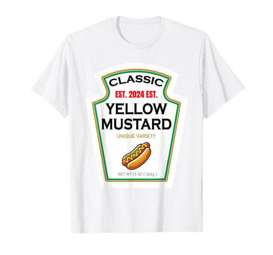 Mustard Halloween DIY Costume Family Matching Ketchup Sauce T-Shirt